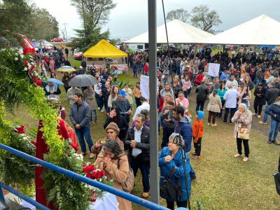 Missa em louvor ao Bom Jesus em Campo Mendes teve o PÃ¡roco SebastiÃ£o presidindo com liturgia da RÃ¡dio Campo Aberto